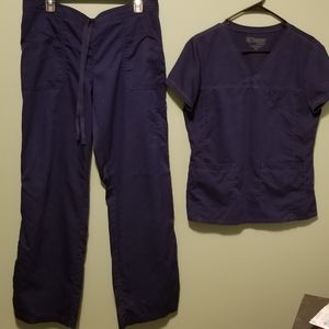 Grey's anatomy navy pants & top scrubs